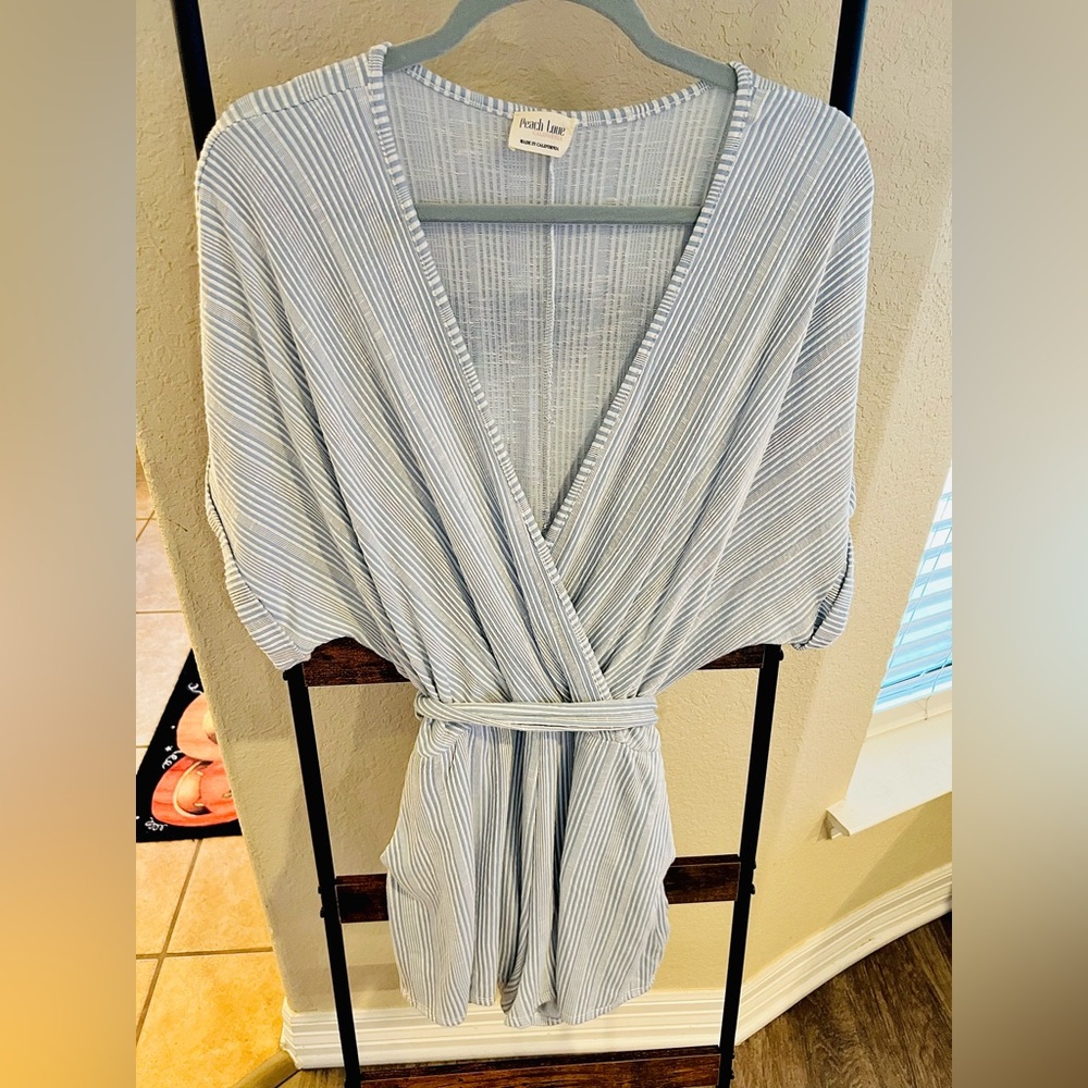 Peach Love Romper